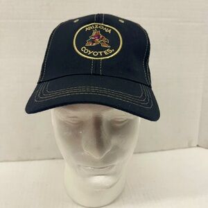 Arizona Coyotes hockey SnapBack hat black with logo